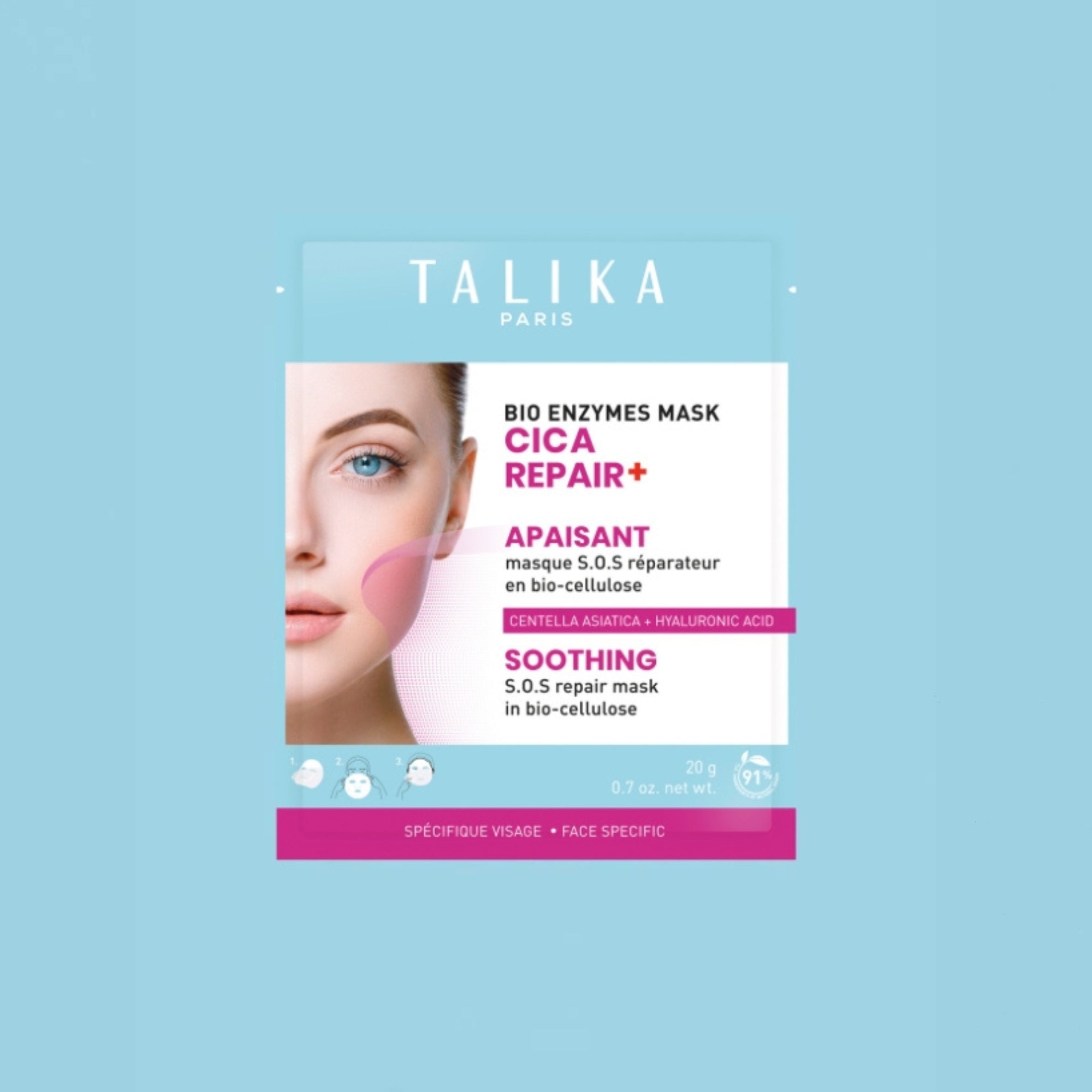 Bio Enzymes Mask Cica Repair Calmante